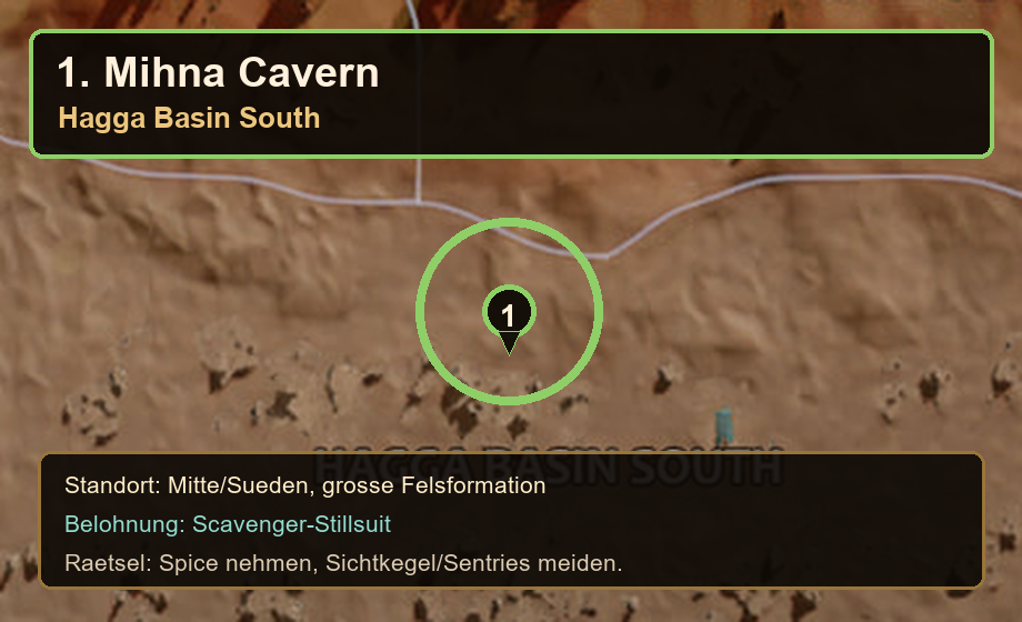 Standortkarte Mihna Cavern