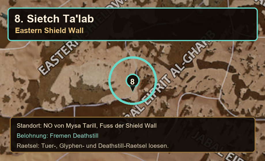 Standortkarte Sietch Talab